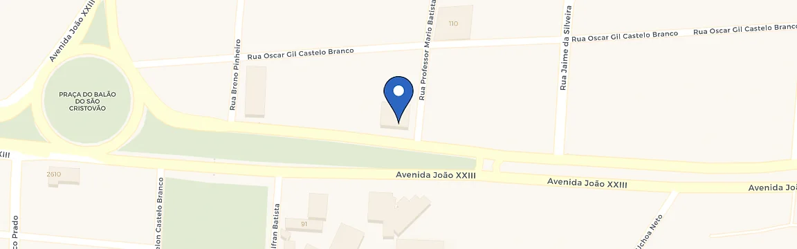 Mapa da estação Dogão - João XXIII