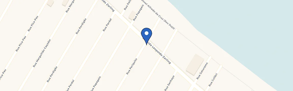 Mapa da estação Garatéia Pousada