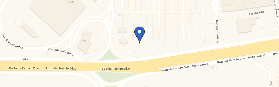 Mapa da estação Carrefour Contagem