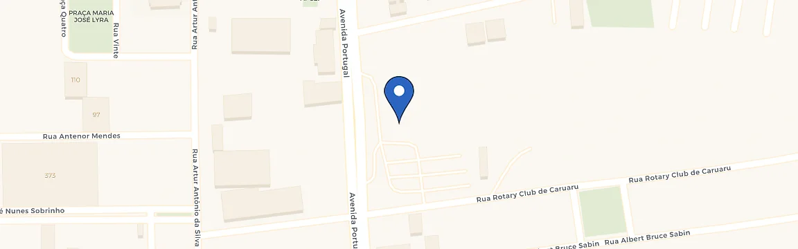 Mapa da estação Vapt Mix Mateus Universitário Caruaru PE