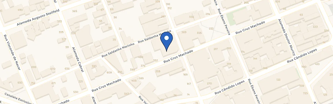 Mapa da estação Lava Car Sm