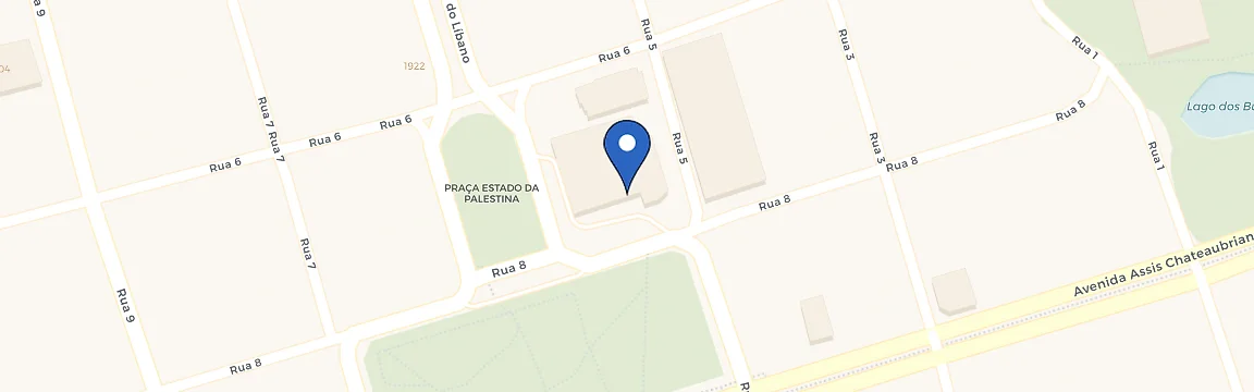 Mapa da estação Pão De Açúcar