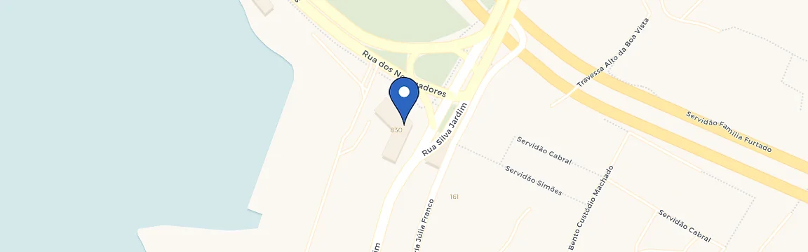 Mapa da estação Iate Hotel