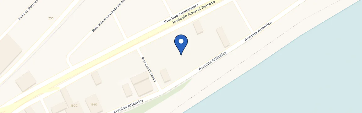 Mapa da estação Hotel Paradiso Macaé