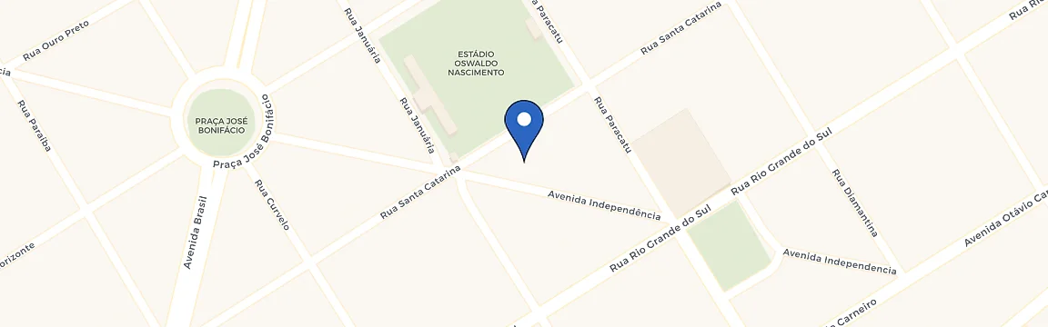 Mapa da estação Lavanderia Mais