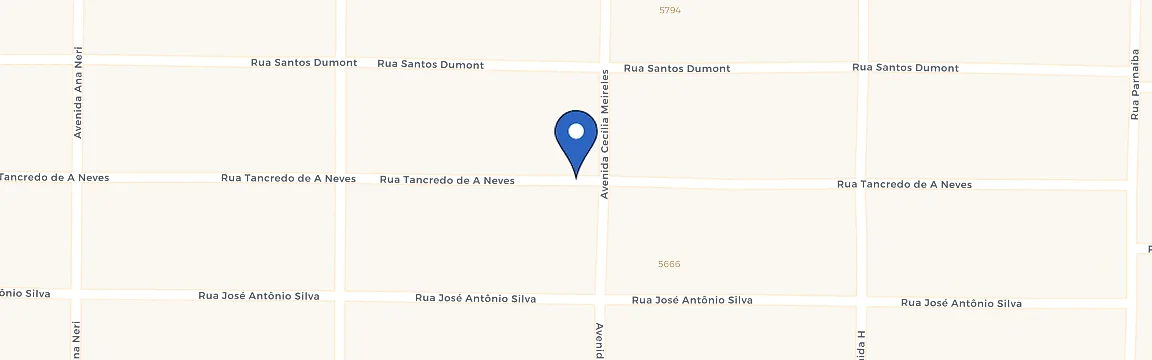 Mapa da estação Residencial