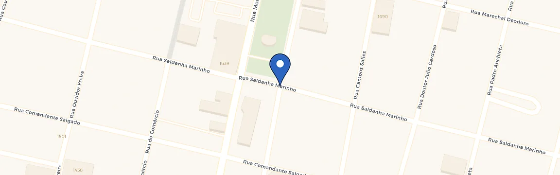 Mapa da estação Franca