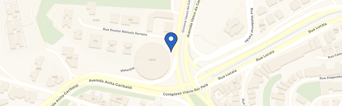 Mapa da estação Hospital Mater Dei Salvador