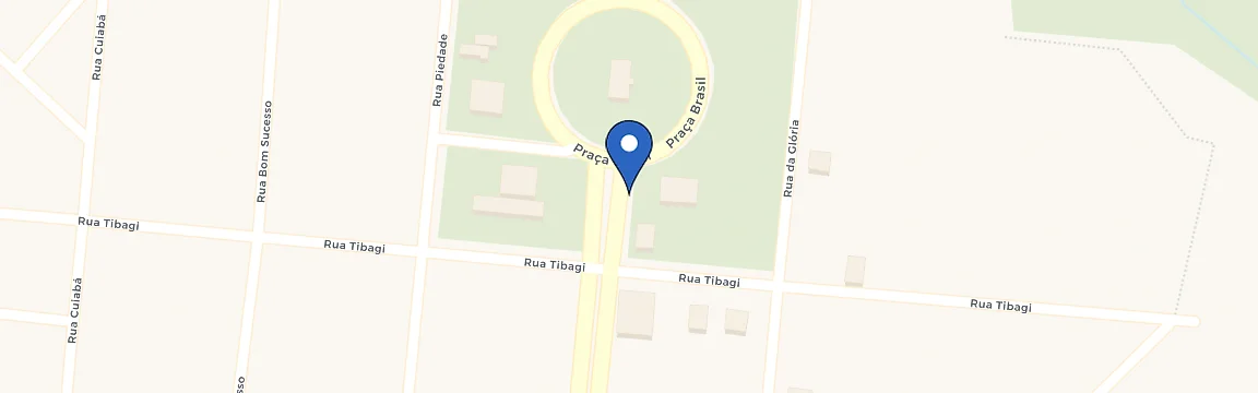Mapa da estação Itaipu Binacional