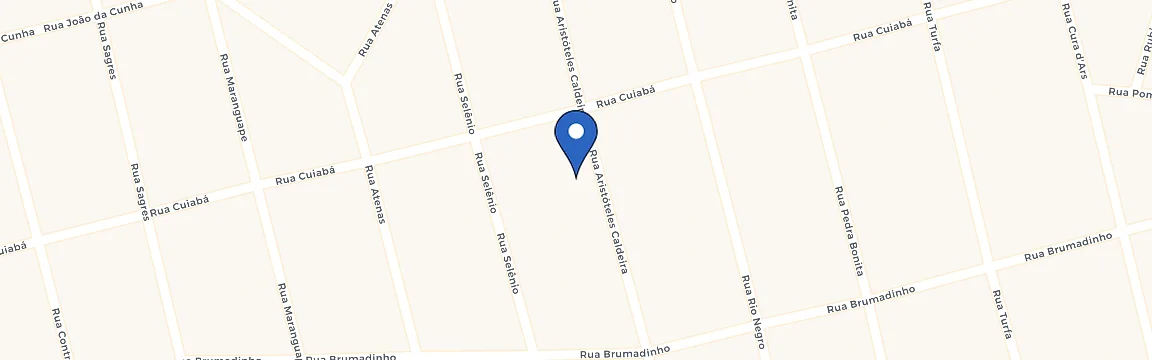 Mapa da estação PV Mob - Choperando
