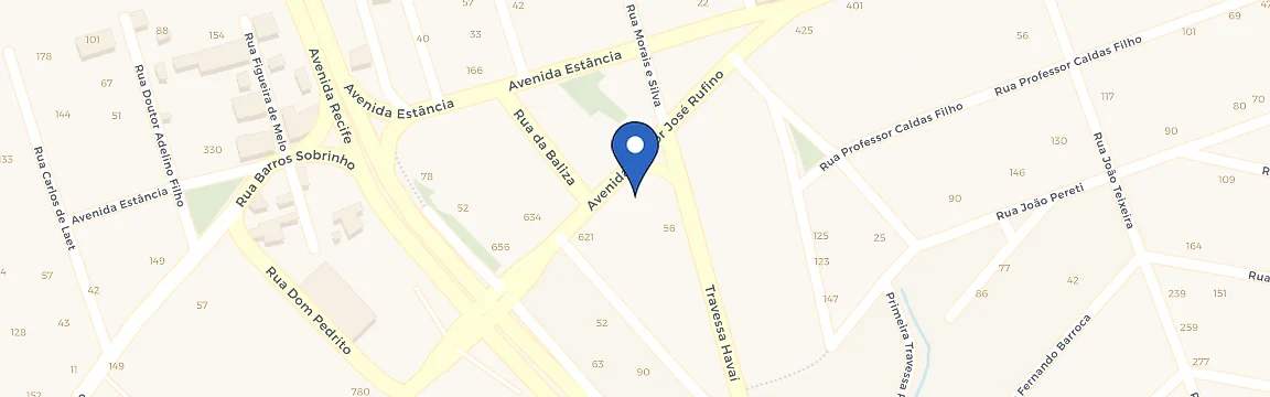 Mapa da estação Garagem 595