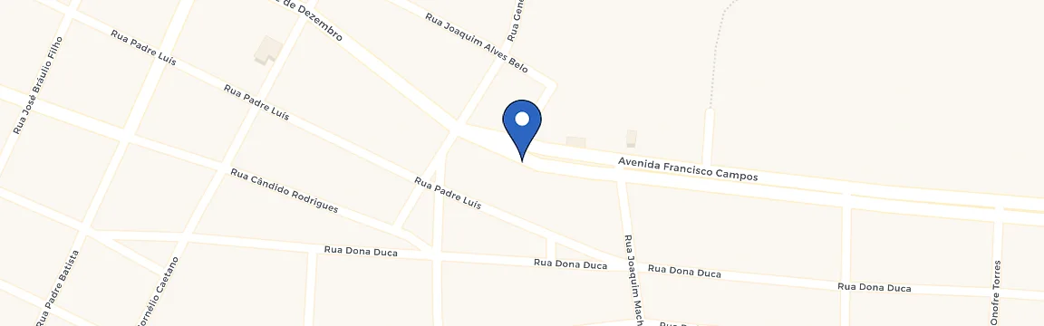 Mapa com a localização da estação Pousada do Fernando