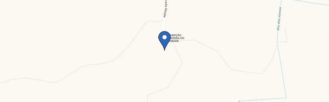 Mapa da estação Cachoeira Do Abade