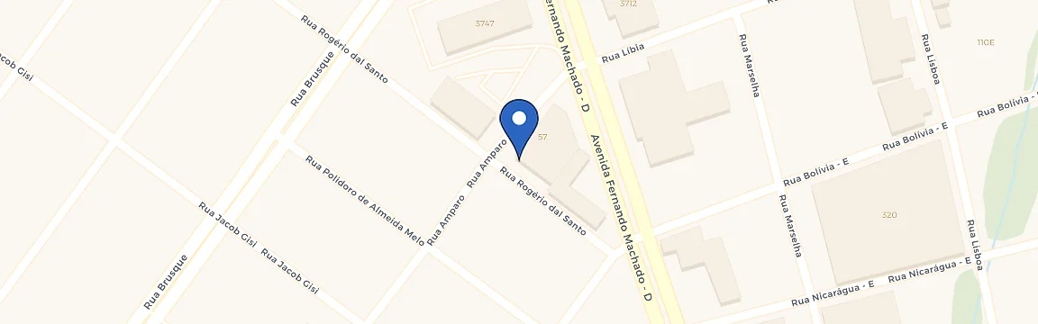 Mapa da estação Tri Hotel Chapecó