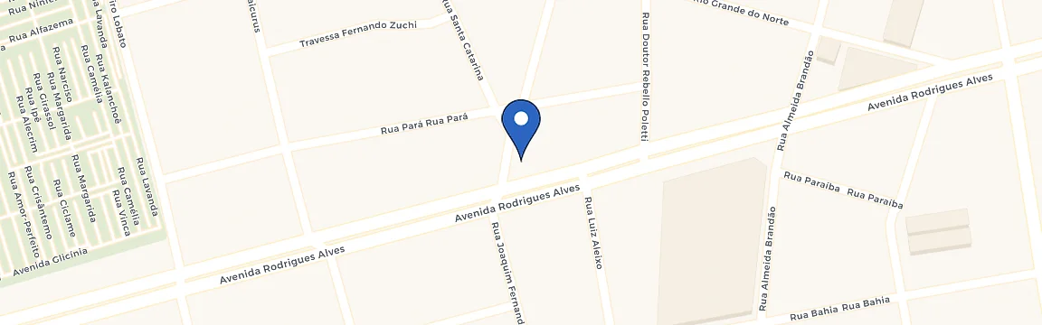 Mapa da estação Proeste Nissan Bauru