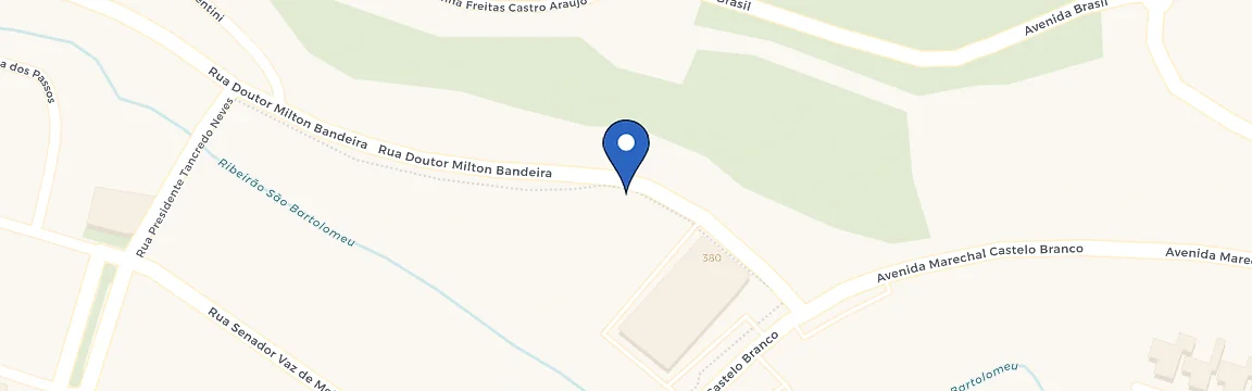 Mapa da estação Bristol Viçosa Hotel