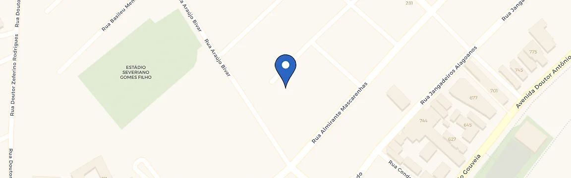 Mapa da estação Residência