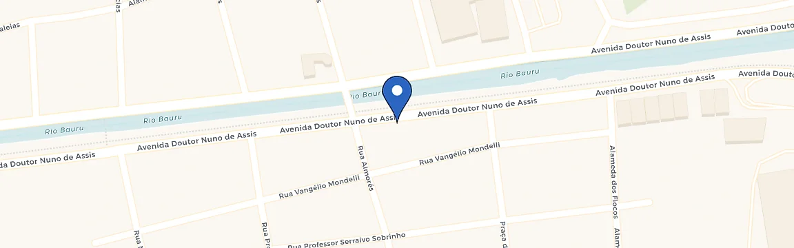 Mapa da estação Posto Petronuno Bauru