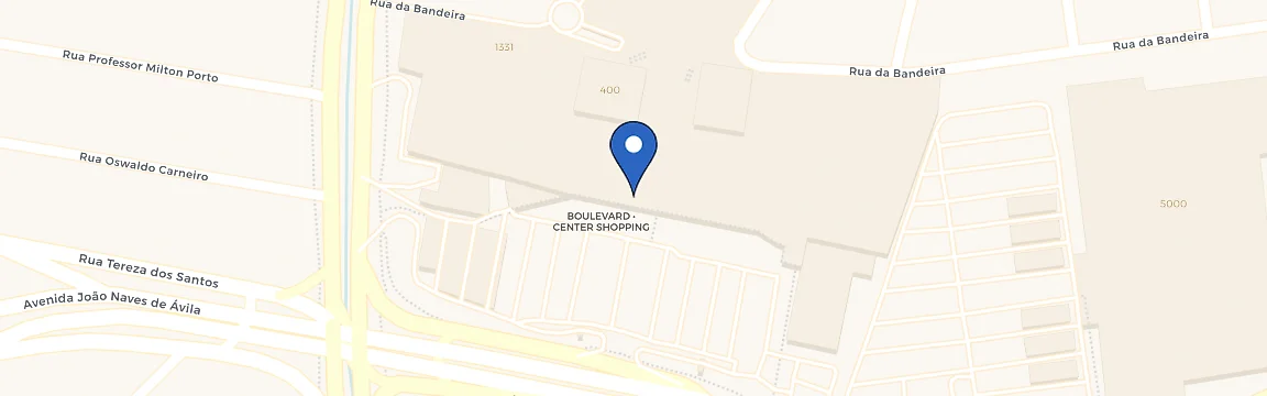 Mapa da estação Center Shopping