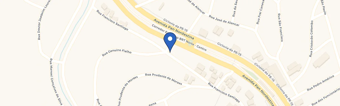 Mapa da estação Vila Torres Galvão Paulista - PE