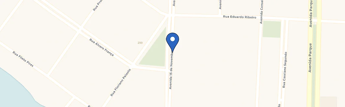 Mapa da estação Hotel Suelen