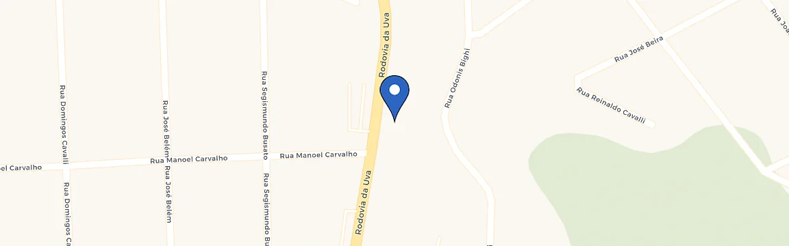 Mapa da estação CNF Rodovia Da Uva