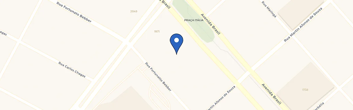 Mapa da estação Volvo Servopa Cascavel