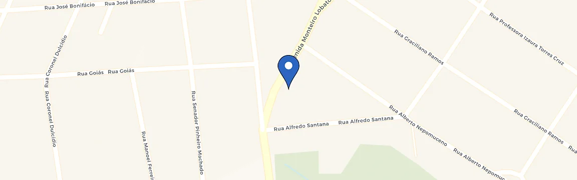 Mapa da estação Posto Mahle