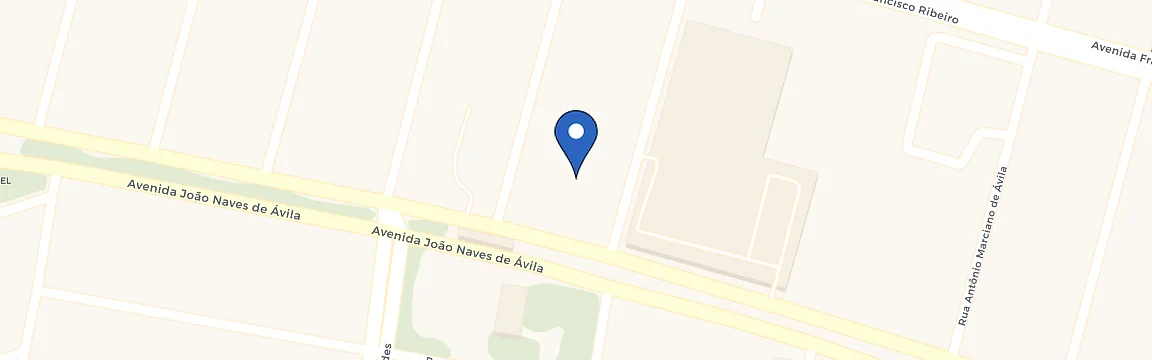 Mapa da estação Thor Uberlândia