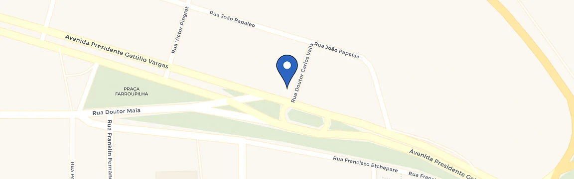 Mapa da estação Hotel Mainardi