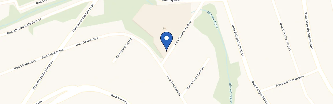 Mapa da estação Superviza Joaçaba