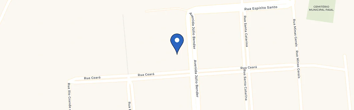 Mapa da estação Auto Posto Paial