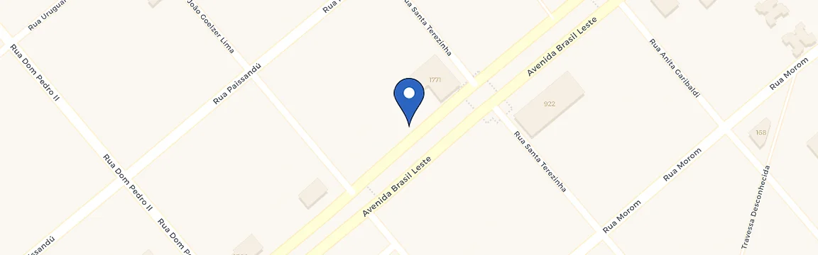 Mapa da estação Petropolis Mobilidade