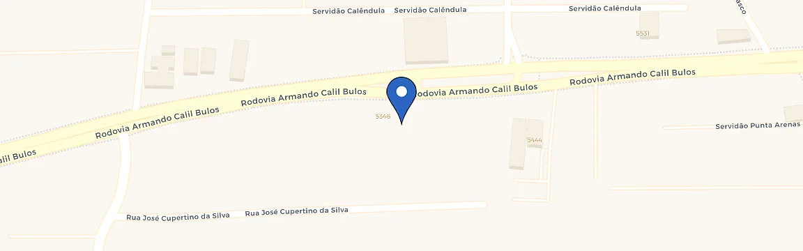 Mapa da estação Litoral Eletrocargas Ingleses