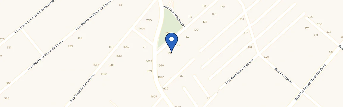 Mapa da estação Dois Irmãos Panificadora