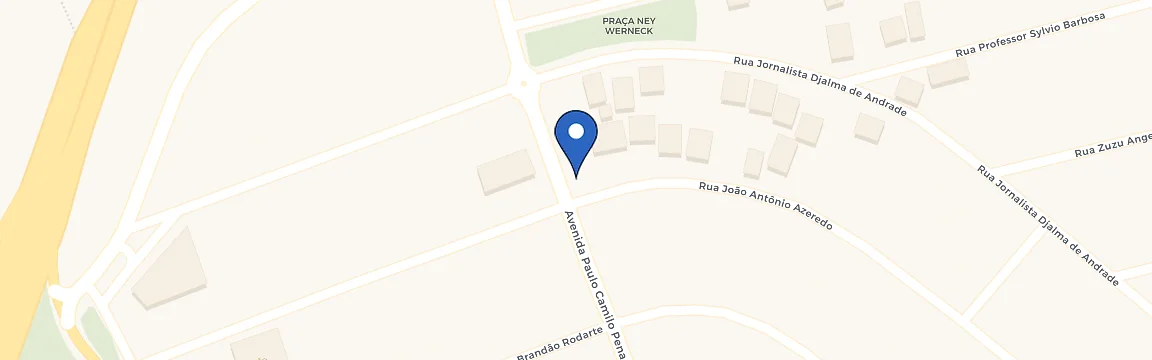 Mapa da estação Inter Café