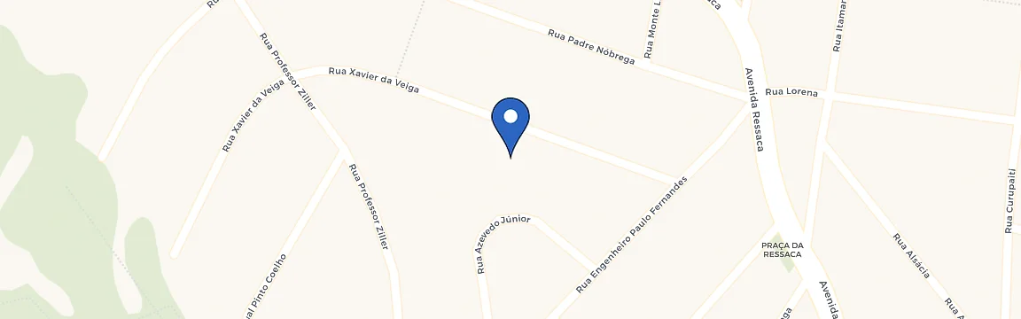 Mapa da estação Xavier Da Veiga