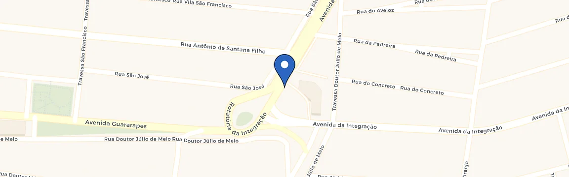 Mapa da estação Lorena Mercado Gourmet