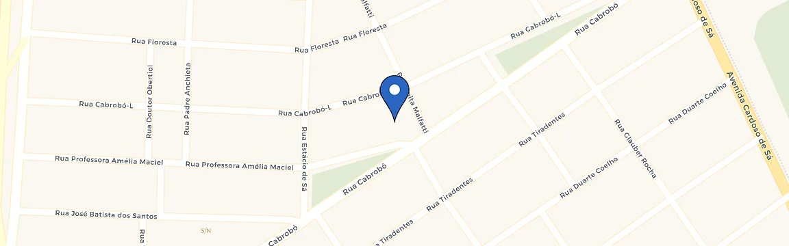 Mapa da estação VAPT JL Energia Solar
