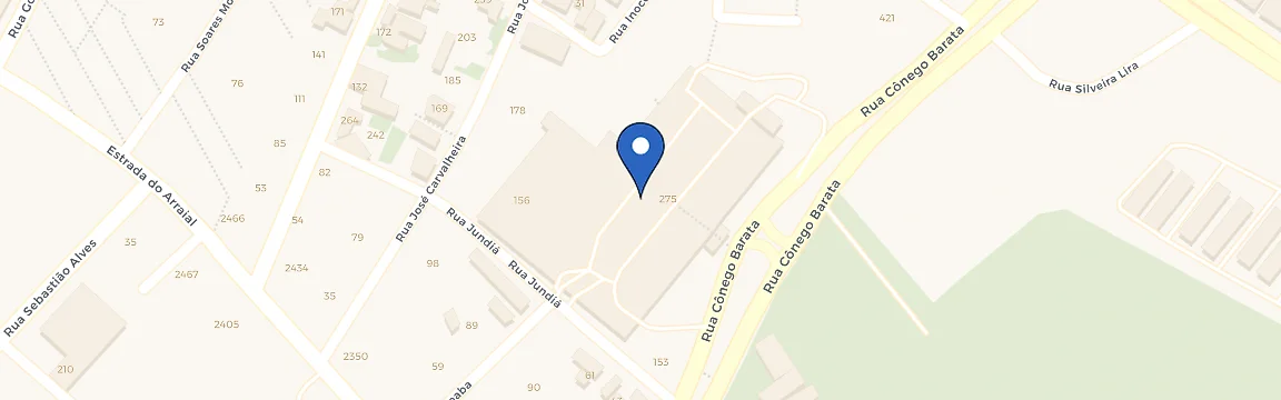 Mapa da estação Ferreira Costa Tamarineira