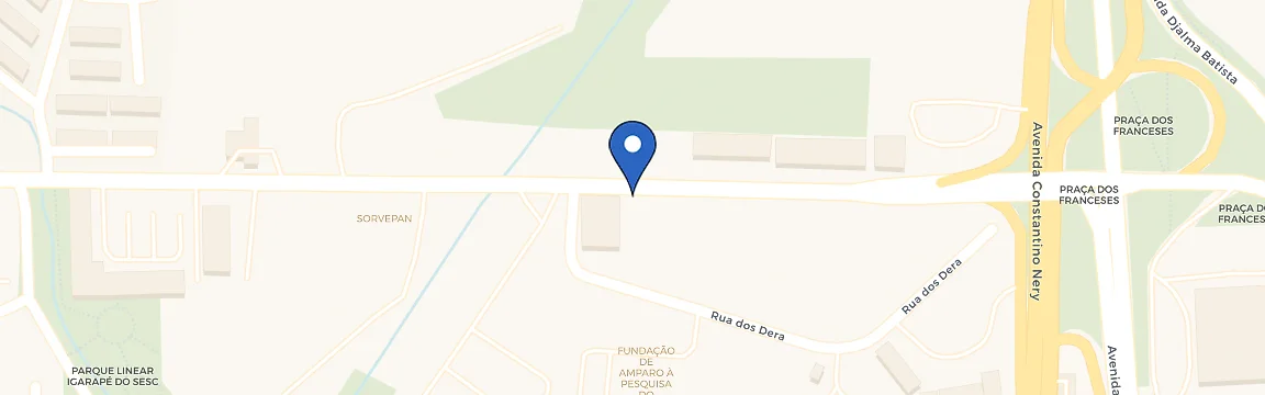 Mapa da estação Manaus