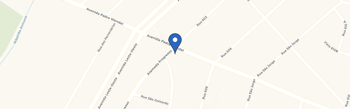 Mapa da estação Solidy Volt Posto Avenida Padre Wendel