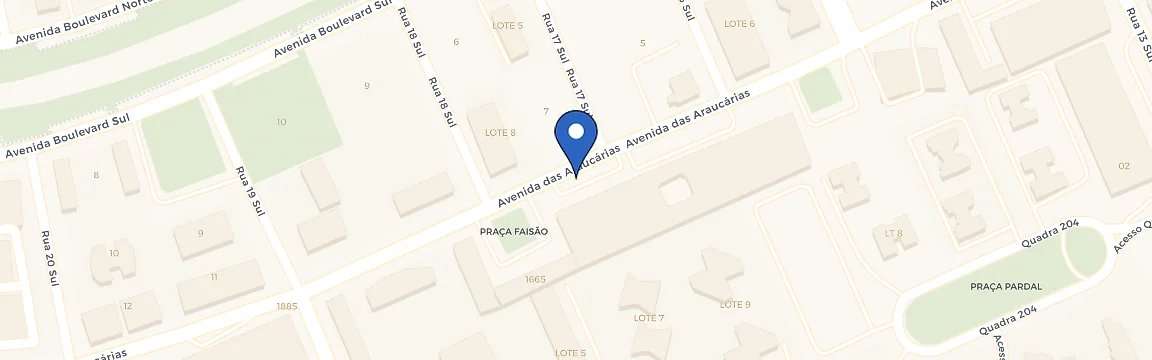Mapa da estação MBX Pontual