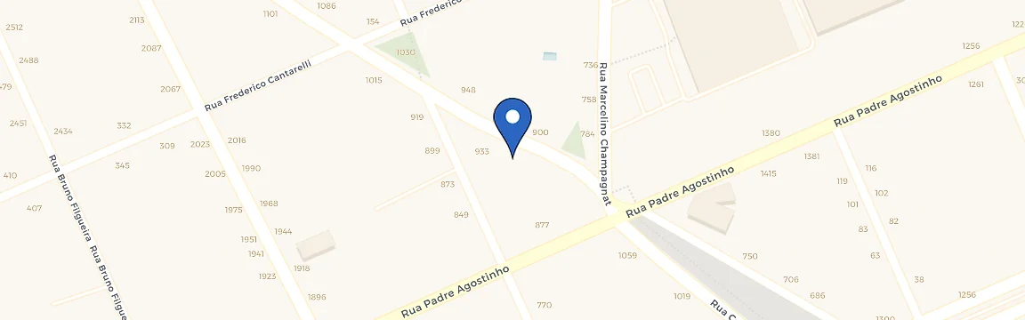 Mapa da estação Madero Champagnat Barigui