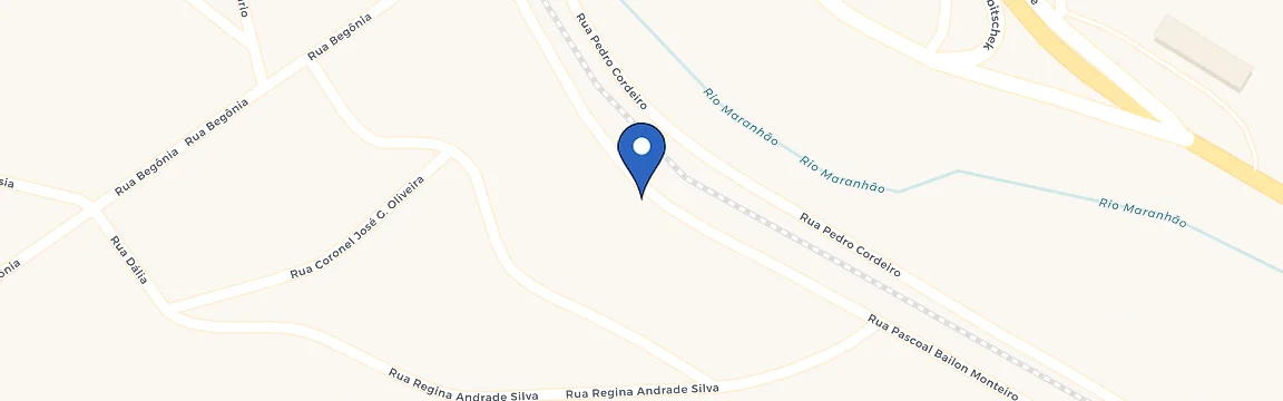 Mapa da estação Garagem - BYD