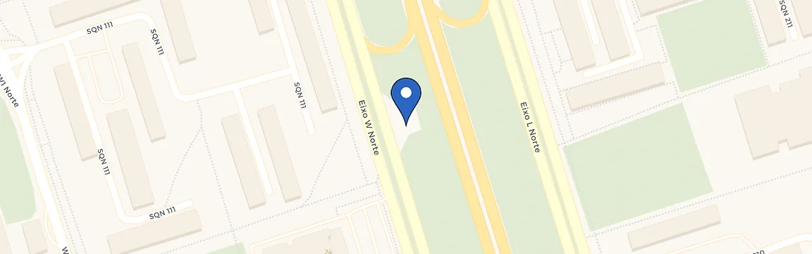 Mapa da estação Posto 111 Norte