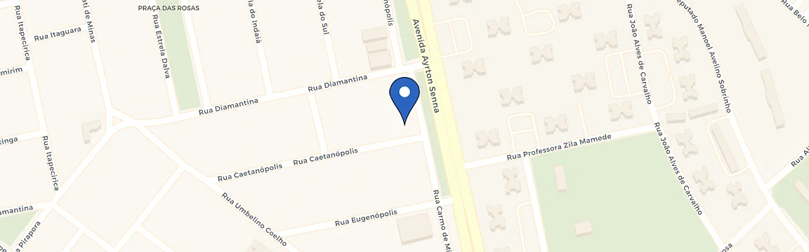 Mapa da estação Rei Dos Importados