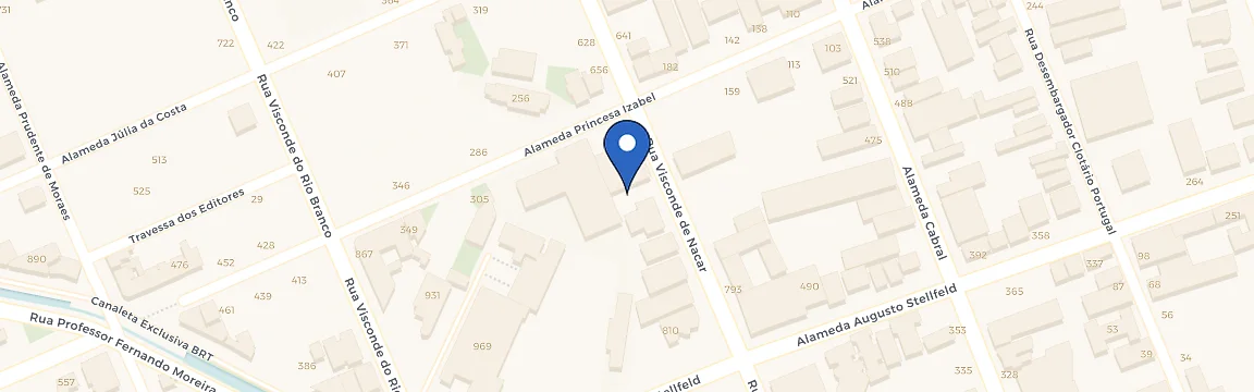 Mapa da estação Alx Nácar