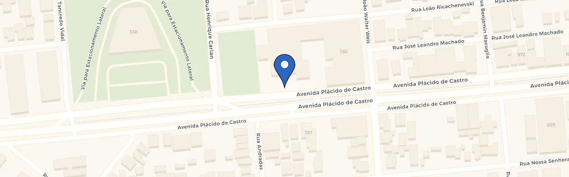 Mapa da estação Linke Supermercados