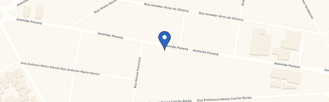 Mapa da estação Paranavaí